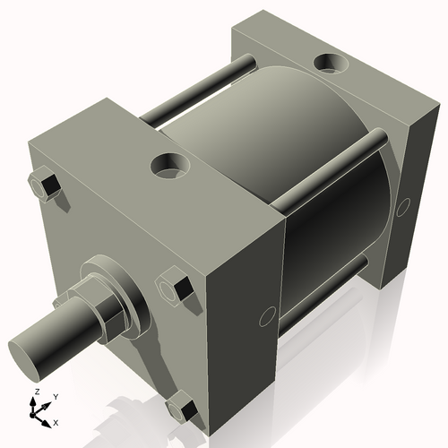 Isometric View of 6AC3NCK1.75