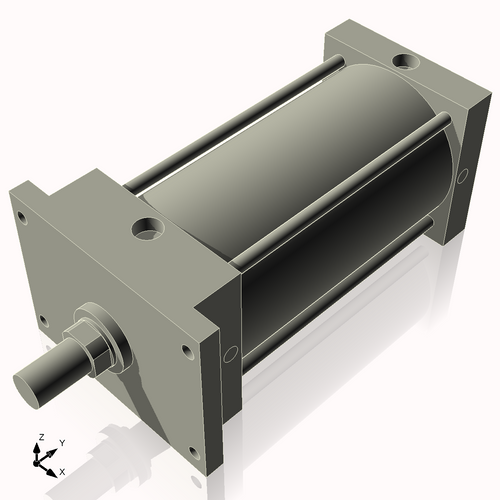 Isometric View of 6AFF9NCK1.75