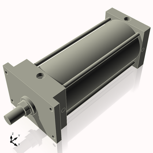 Isometric View of 6AFF12NCK1.75