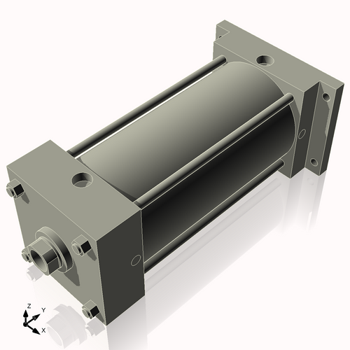 Isometric View of 6ARF10NCK1.75S4