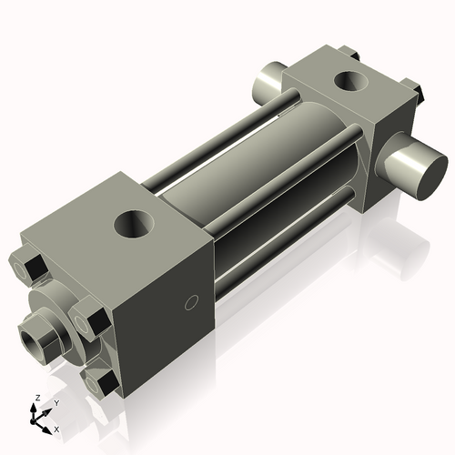 Isometric View of CN1.125MHTR2NCKS4