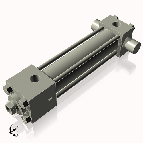 Isometric View of CN1.125MHTR4CCKS4