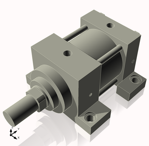 Isometric View of CN3.25MHSL1CCK1.375