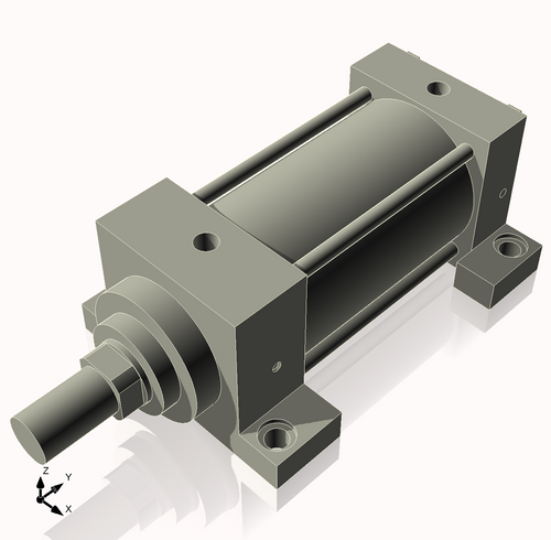 Isometric View of CN3.25MHSL4CCK1.375