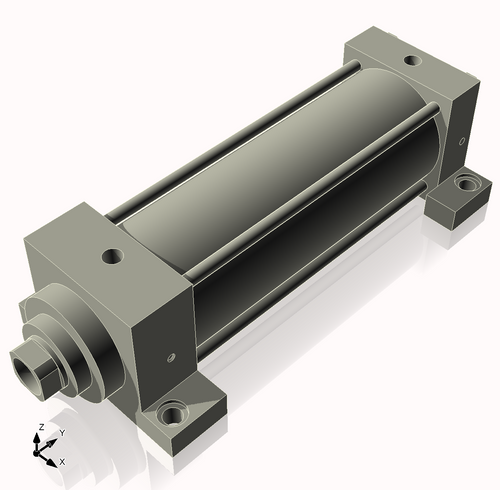 Isometric View of CN3.25MHSL8CCK1.375S4