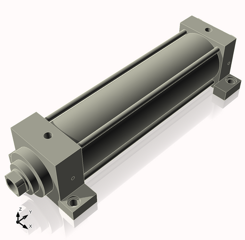 Isometric View of CN3.25MHSL11NCK1.375S4