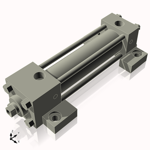 Isometric View of CN1.125ASL3NCKS4