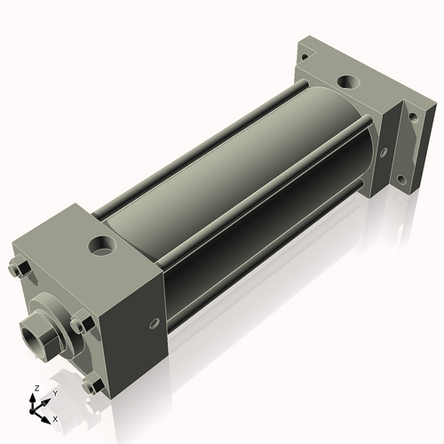 Isometric View of CN3.25ARF8CCK1.375S4