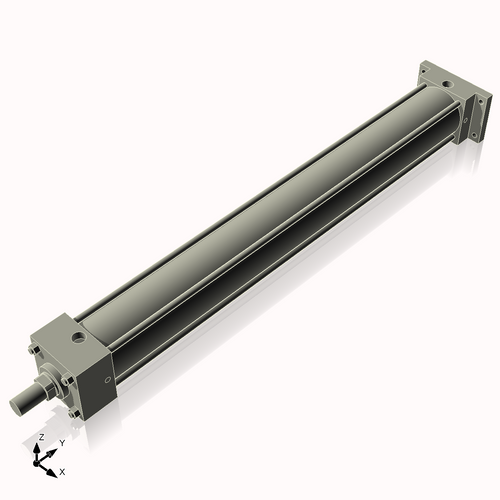 Isometric View of CN3.25ARF28NCK1.375