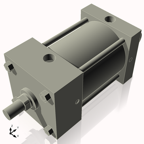 Isometric View of CN4AC3CC