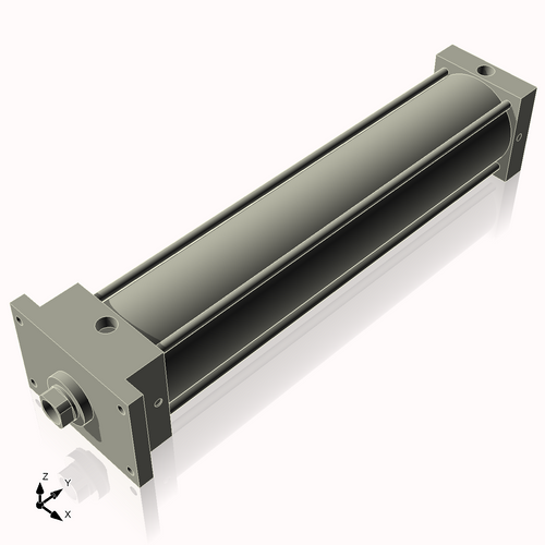 Isometric View of CN4AFF18CCK1.375S4
