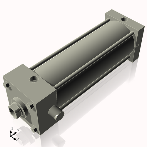 Isometric View of CN4ATF10CCK1.375S4