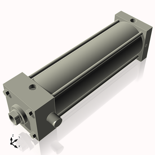 Isometric View of CN4ATF12CCK1.375S4