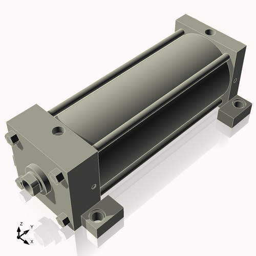 Isometric View of CN5ASL11CCK1.375S4