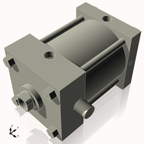 Isometric View of CN5ATF3NCK1.375S4