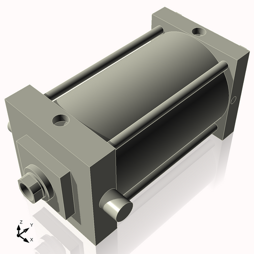 Isometric View of CN7ATF9NCK1.75S4