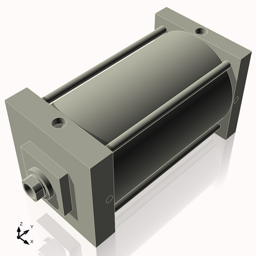 Isometric View of CN8ASF11NCK1.75S4