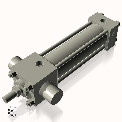 Isometric View of CN1.5MATF4NC