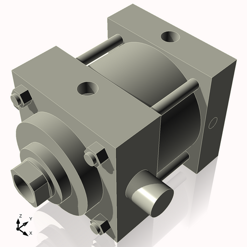 Isometric View of CN4MATF1NCK1.375S4