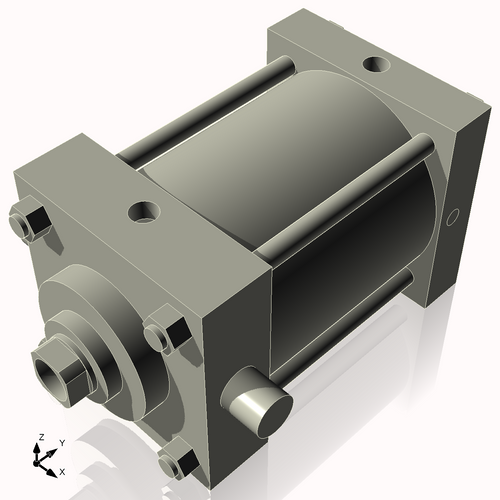 Isometric View of CN5MATF4NCK1.375S4