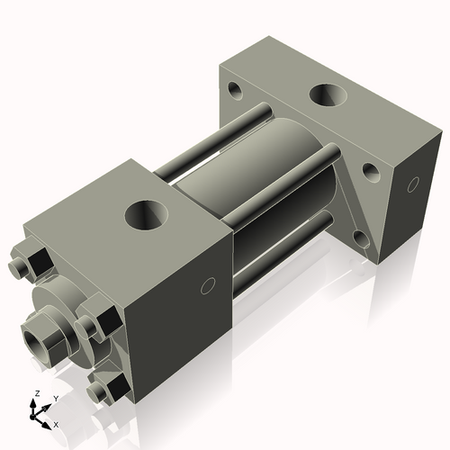 Isometric View of CN1.125HHRHF1NCKS4