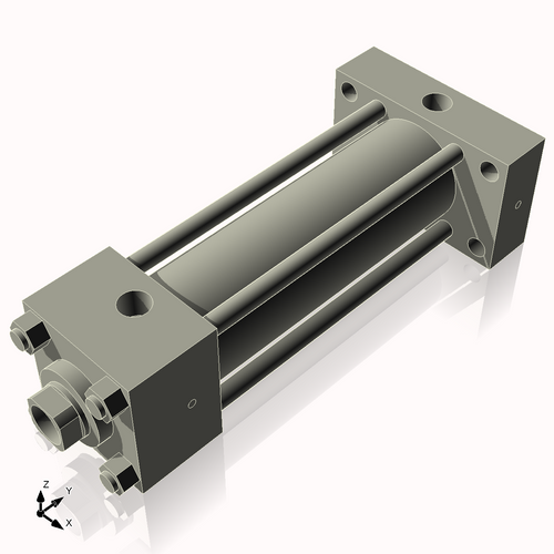 Isometric View of CN2.5HHRHF7NCK1.375S4