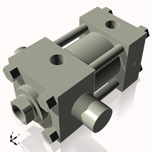 Isometric View of CN2.5HHTF1CCK1.375S4