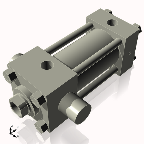 Isometric View of CN2.5HHTF3NCK1.375S4