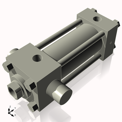 Isometric View of CN2.5HHTF4NCK1.375S4