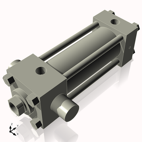 Isometric View of CN2.5HHTF5CCK1.375S4