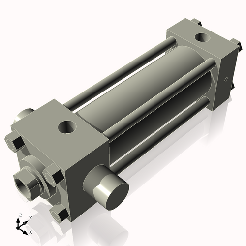 Isometric View of CN2.5HHTF6NCK1.375S4