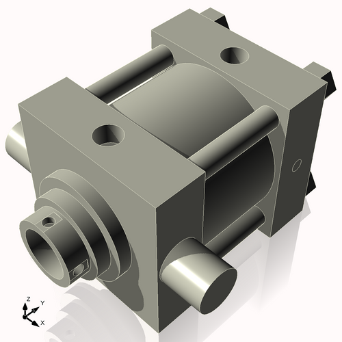 Isometric View of 6HHTF2NCK3S4