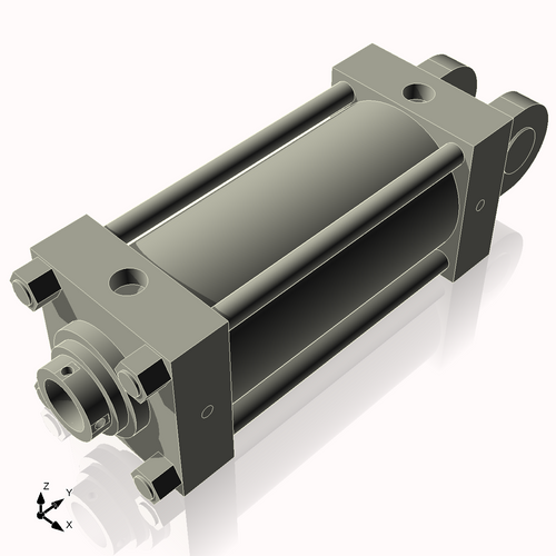 Isometric View of 7HHC12NCK3.5S4