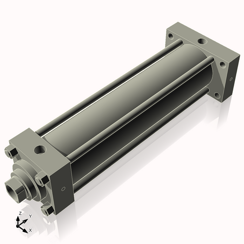 Isometric View of 4HHRHF16NCK2S4