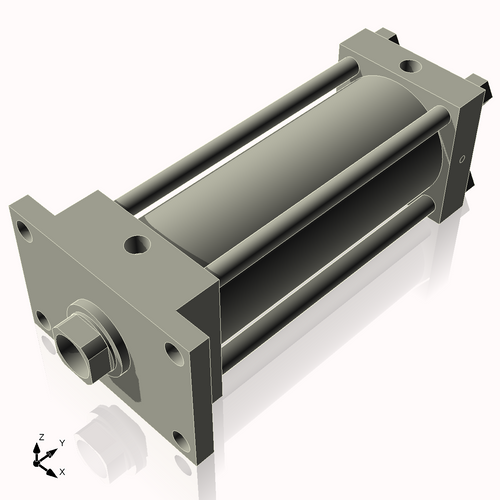 Isometric View of 5HHFF11NCK2.5S4