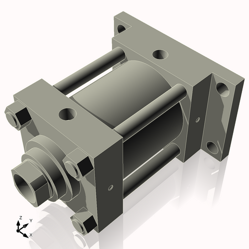 Isometric View of 5HHRF3CCK2.5S4