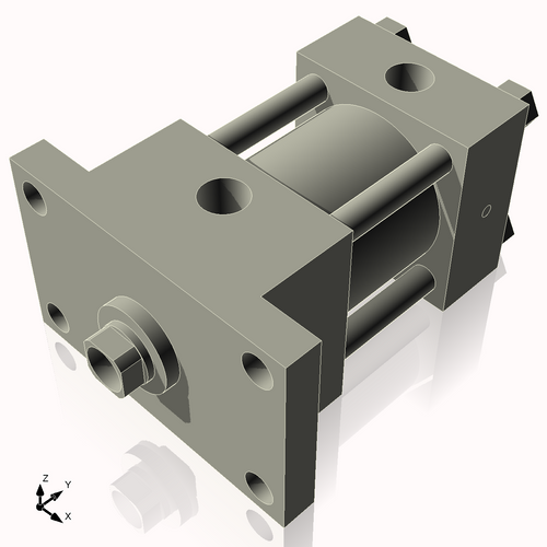 Isometric View of 2.5HHFF1CCKS4