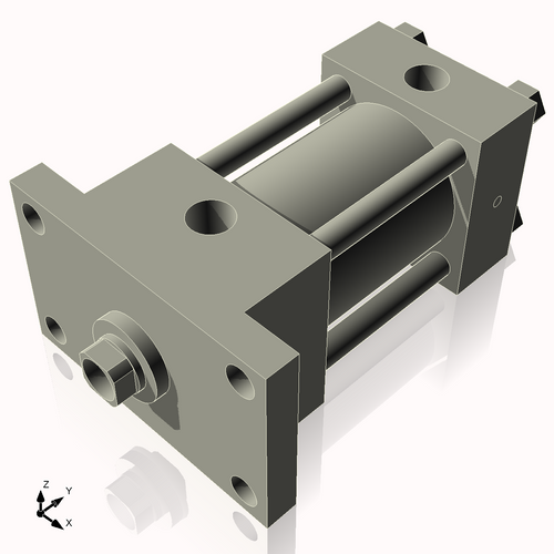 Isometric View of 2.5HHFF2NCKS4