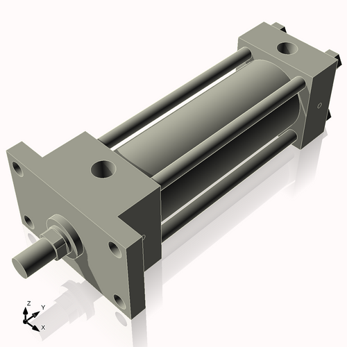 Isometric View of 2.5HHFF6NC