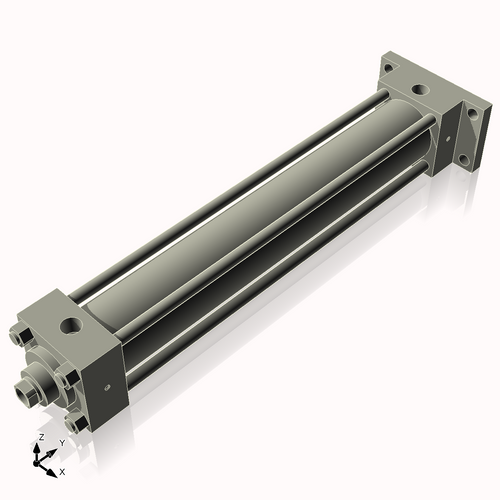 Isometric View of 2.5HHRF16CCKS4