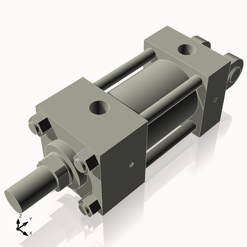 Isometric View of 2.5HHC2CCK1.375
