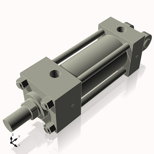 Isometric View of 2.5HHC4NCK1.375