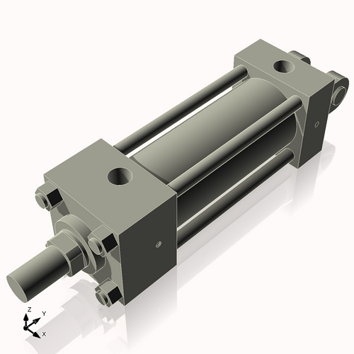 Isometric View of 2.5HHC5CCK1.375