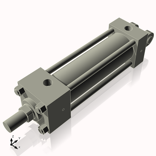 Isometric View of 2.5HHC7NCK1.375