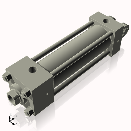 Isometric View of 2.5HHC7CCK1.375S4