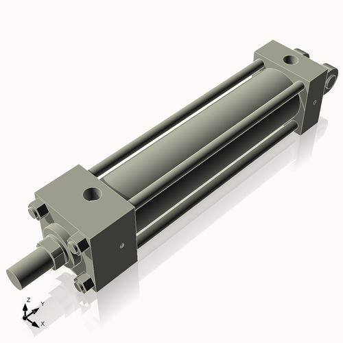 Isometric View of 2.5HHC10CCK1.375