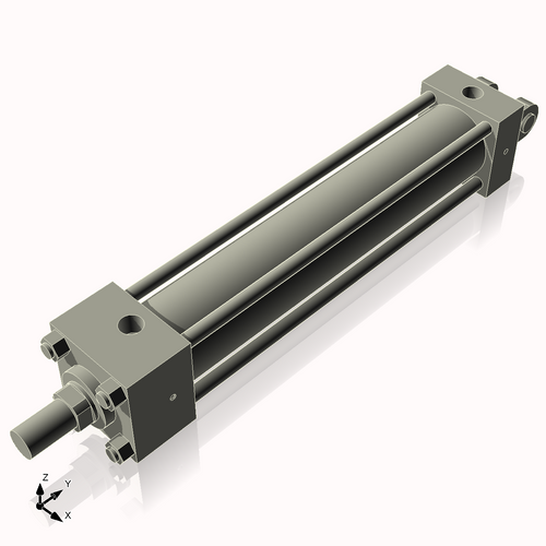 Isometric View of 2.5HHC13CCK1.375