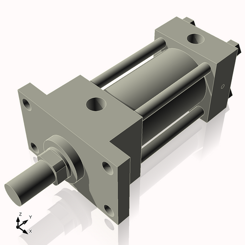 Isometric View of 2.5HHFF3CCK1.375