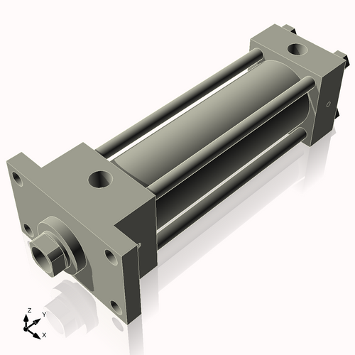 Isometric View of 2.5HHFF7CCK1.375S4