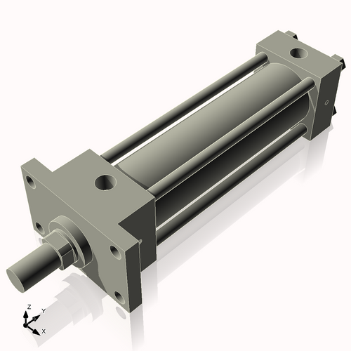 Isometric View of 2.5HHFF8CCK1.375